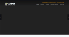 Desktop Screenshot of gladesconstructionltd.com