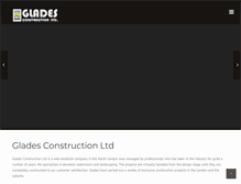 Tablet Screenshot of gladesconstructionltd.com